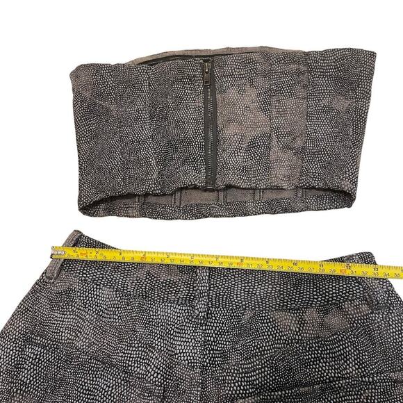 Forever 21 Glitter Dot 2-Pc Set | Wide Leg Cargo Pants, Tube Top Streetwear NWOT - Picture 11 of 12